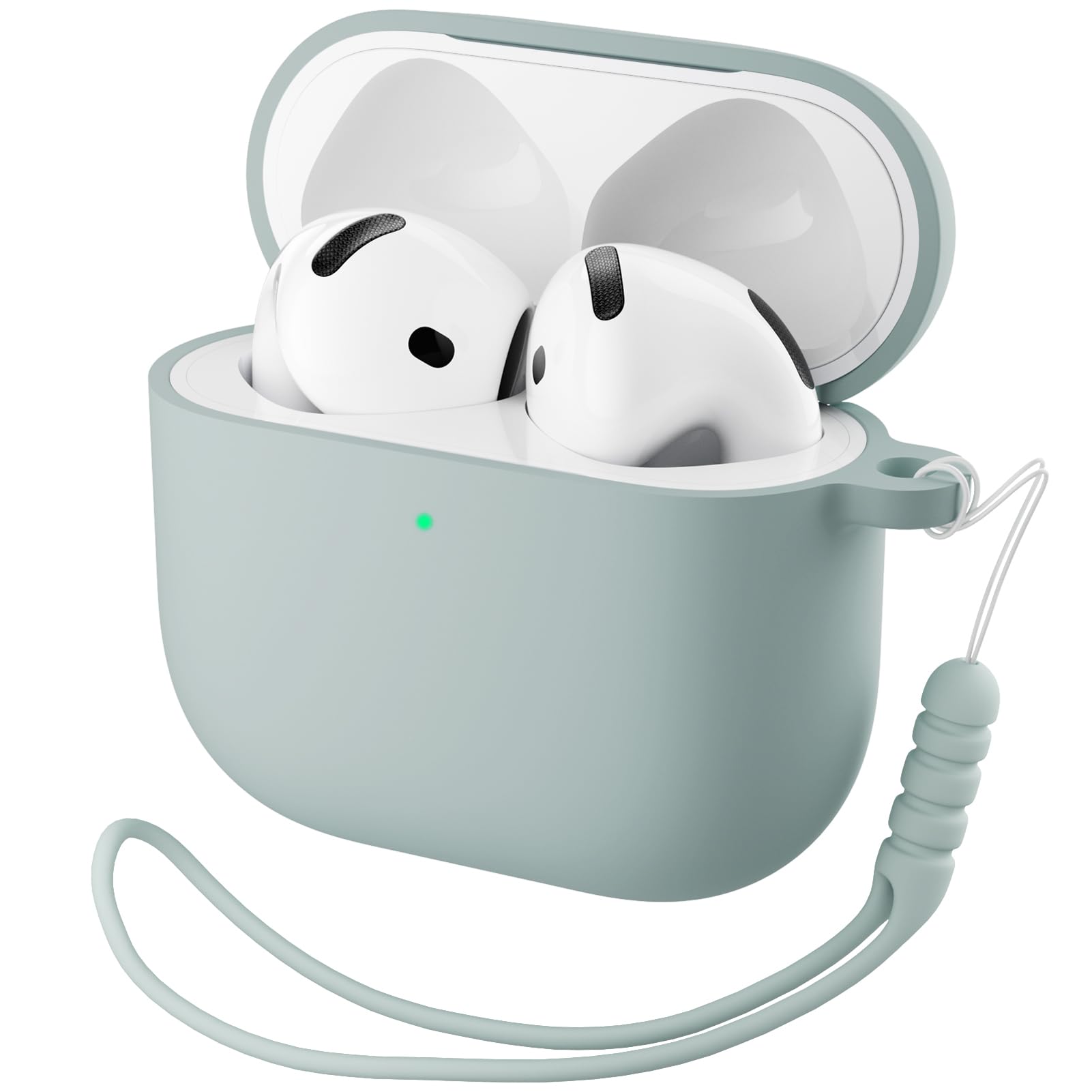 Alt View 2. Ornarto - ORNARTO Bundle for iPhone 16 Pro Case 6.3" in Baby Blue and for AirPods 4 Case 2024 in Mint Green - Baby Blue + Mint Green.