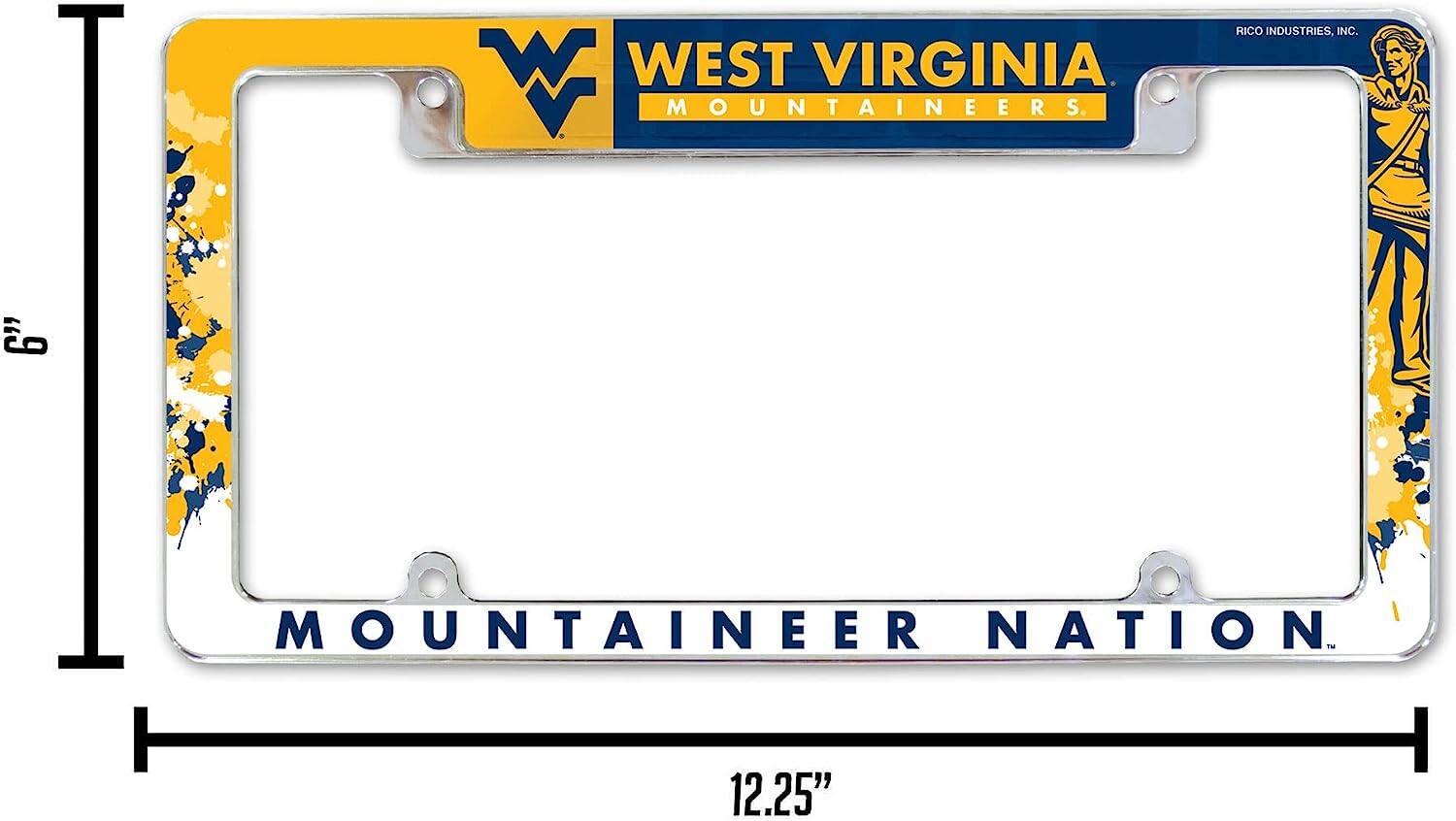 RICO INDUSTRIES, INC.  
WEST VIRGINIA MOUNTAINEERS  
MOUNTAINEER NATION  
12.25"