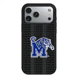 Keyscaper - NCAA - Memphis Tigers Secondary Logo iPhone Magnetic Bump Case - 15 - Black