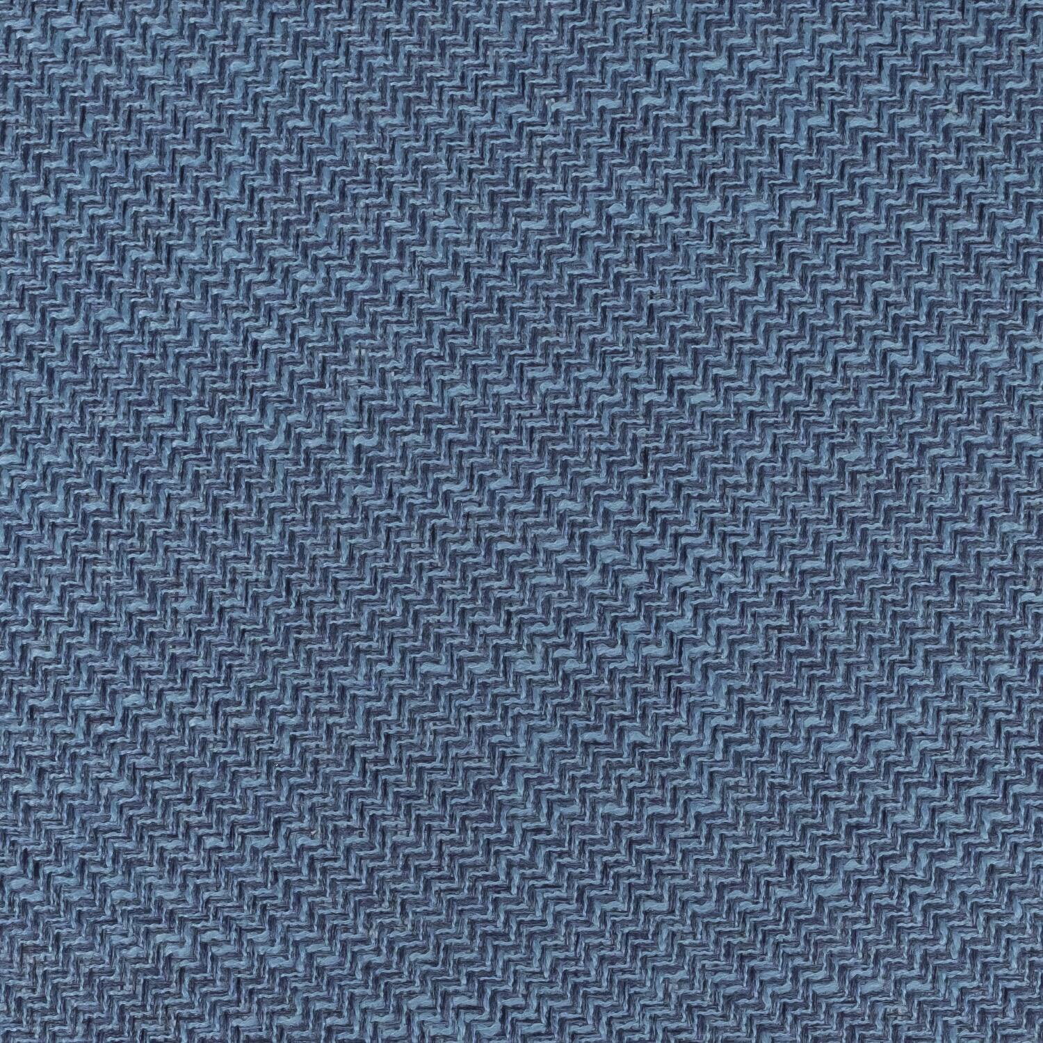 Alt View 1. Sweet Home Collection - Herringbone Stitch Memory Foam Non-Slip 16" x 16" Chair Cushion Pad with Ties, 2-Pack - Blue.