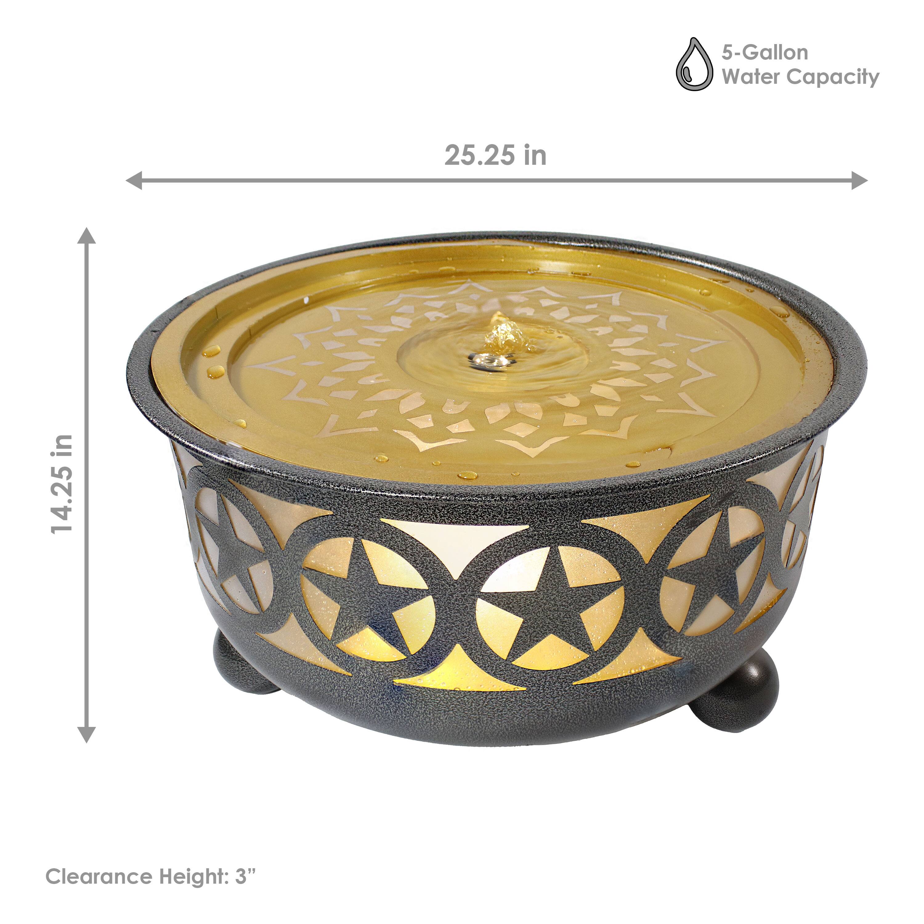 5-Gallon Water Capacity  
25.25 in  
14.25 in  
Clearance Height: 3"