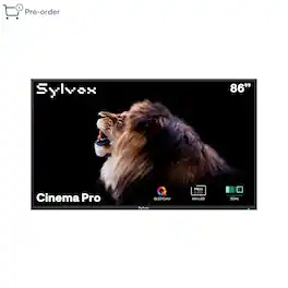 Sylvox - 86" Outdoor TV QLED Mini LED, 3500 Nits Full Sun, IP55 Waterproof, 120Hz, Dolby Vision & Atmos (Cinema Pro)