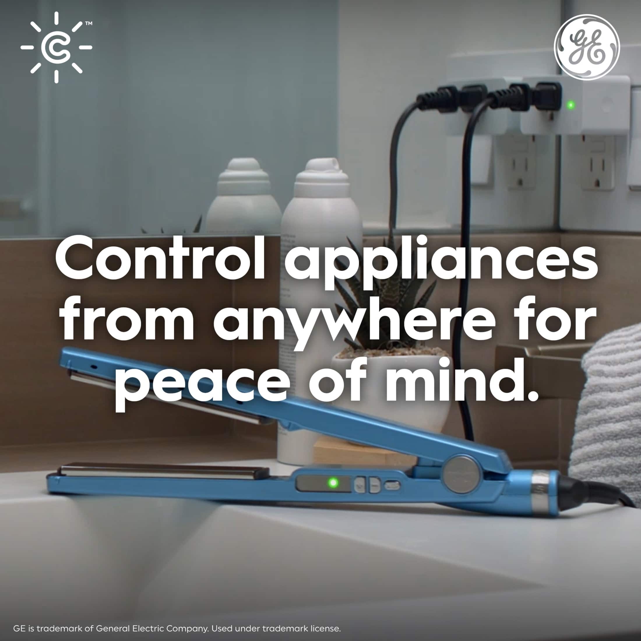 Control appliances from anywhere for peace of mind.