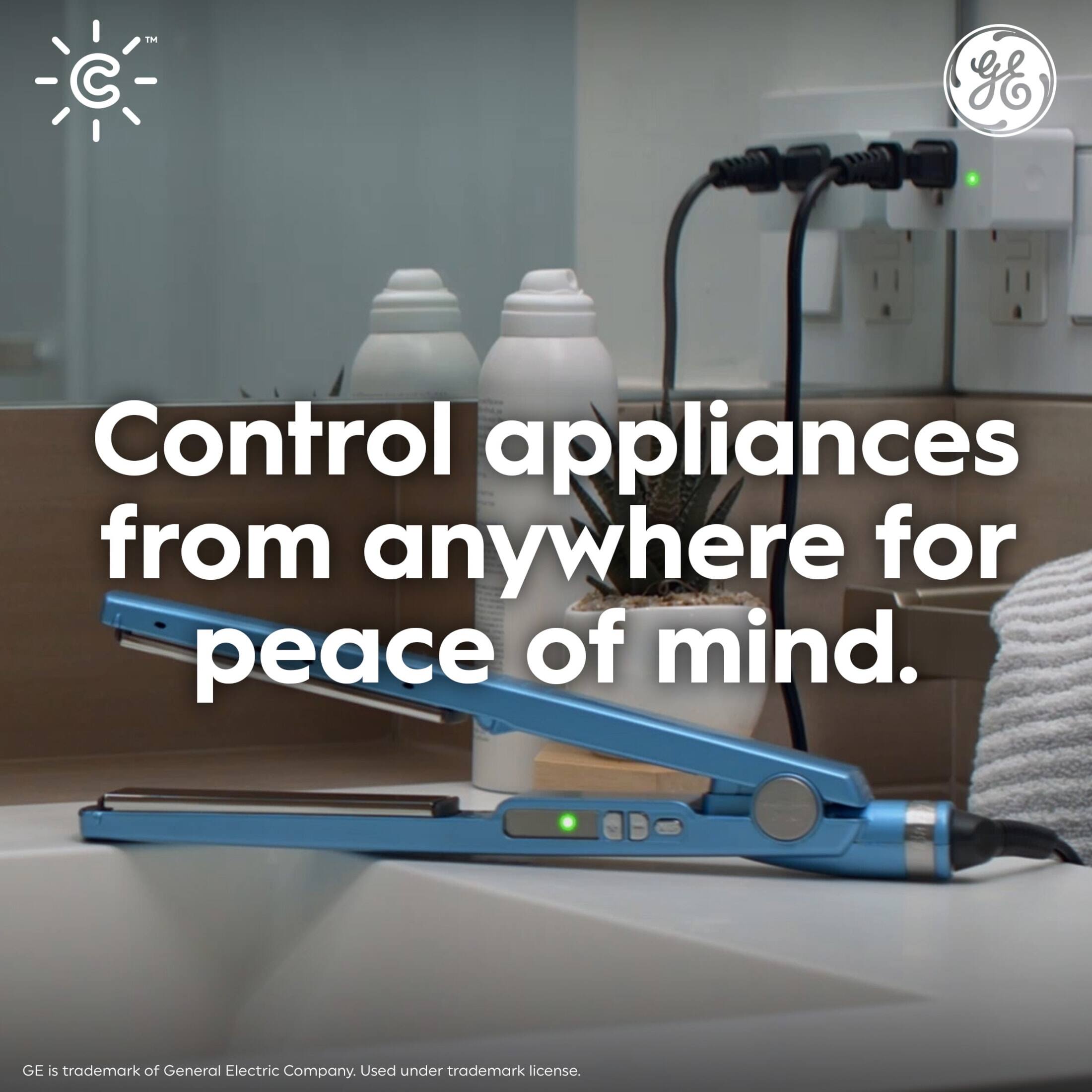 Control appliances from anywhere for peace of mind.