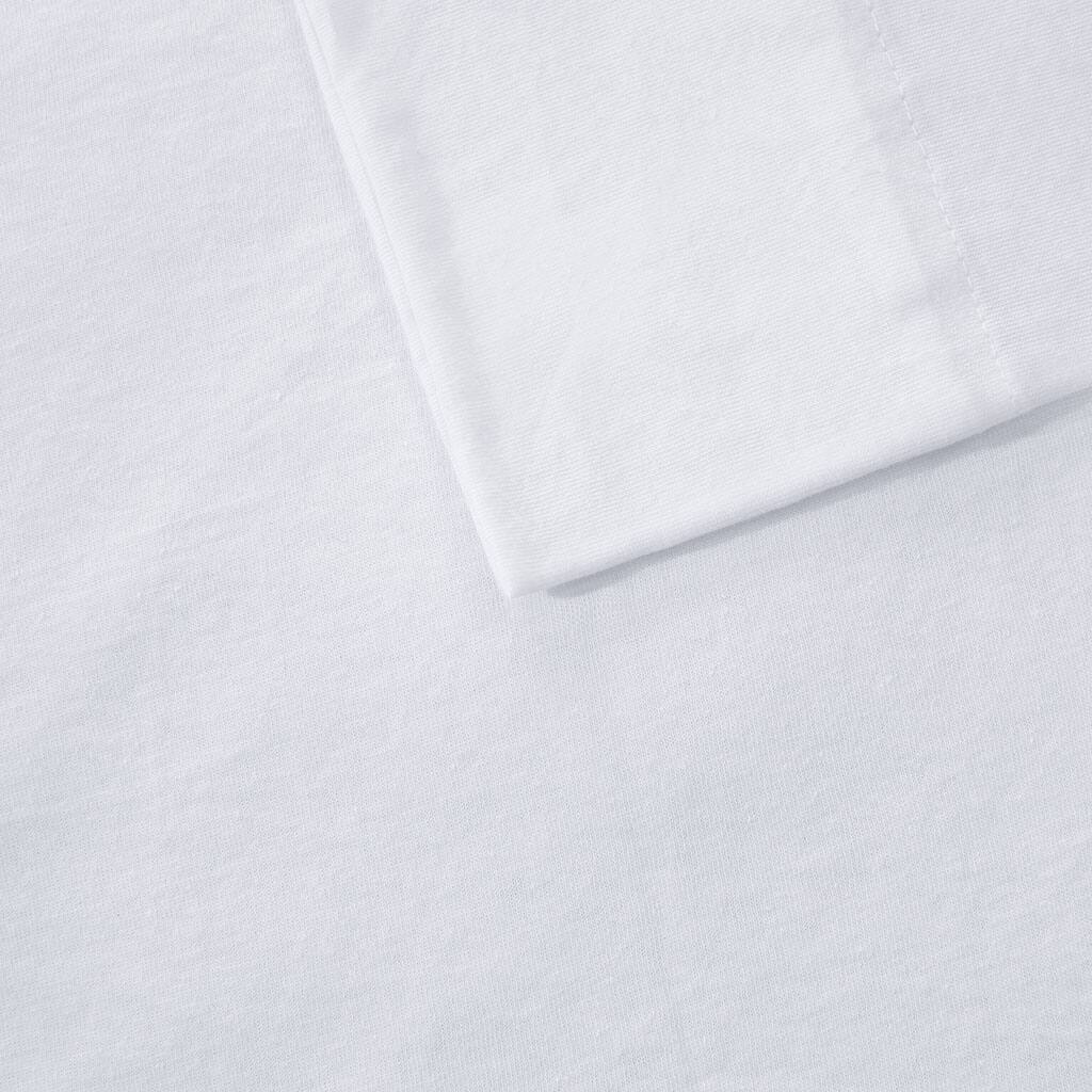 Alt View 5. Gracie Mills - Gracie Mills Atlas All-Season Cotton Blend Jersey Knit Sheet Set - White.