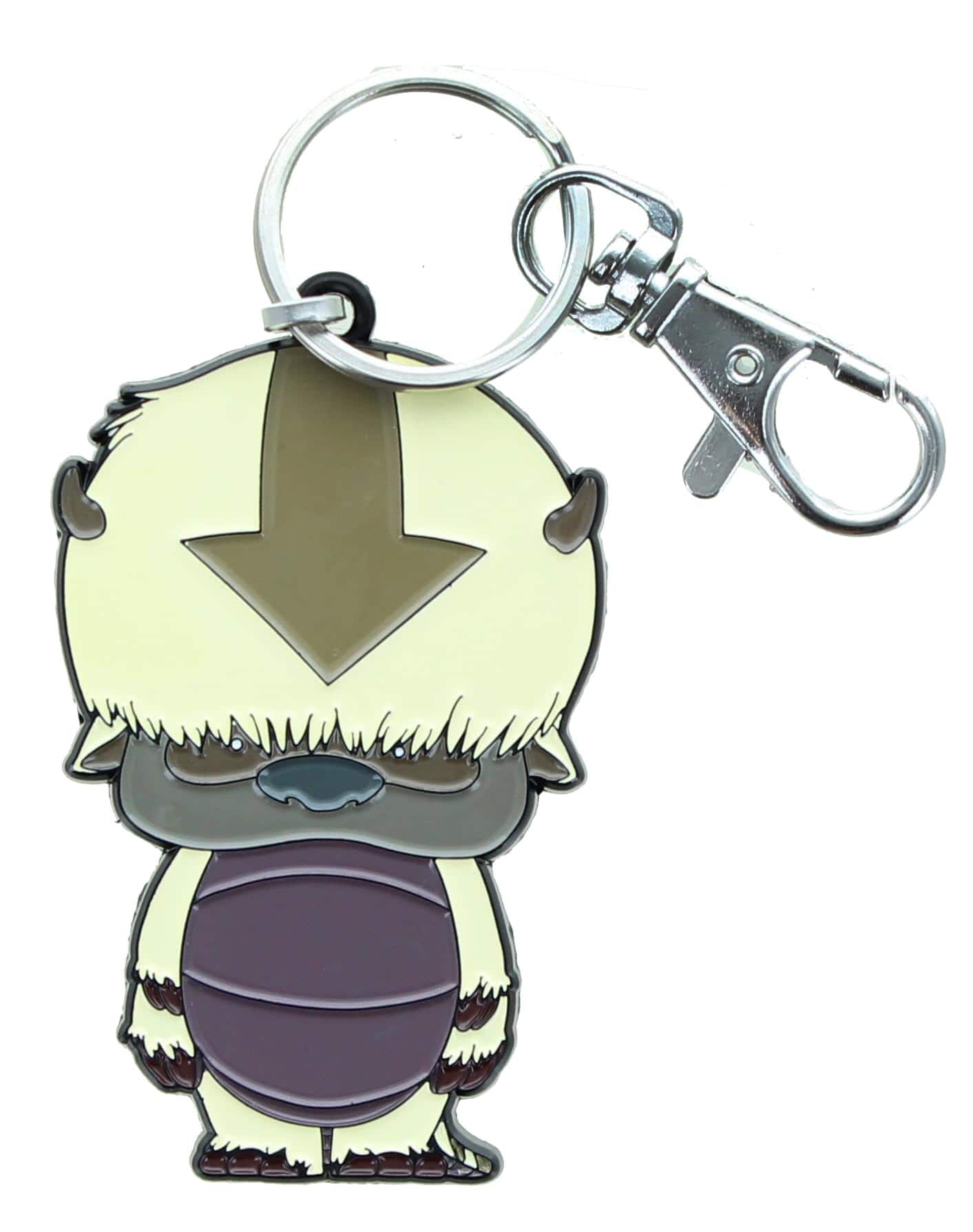 SalesOne LLC - Avatar The Last Airbender Appa Chibi Keychain Enamel Pendant Keychain - White