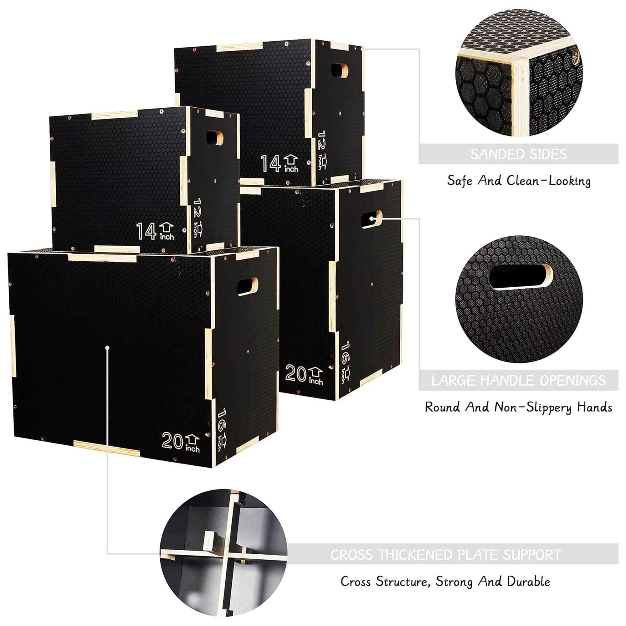 14 inch 12 14 12 SANDED SIDES Safe And Clean-Looking  
20 inch 16 20 inch E 16 LARGE HANDLE OPENINGS Round And Non-Slippery Hands  
CROSS THICKENED PLATE SUPPORT Cross Structure, Strong And Durable