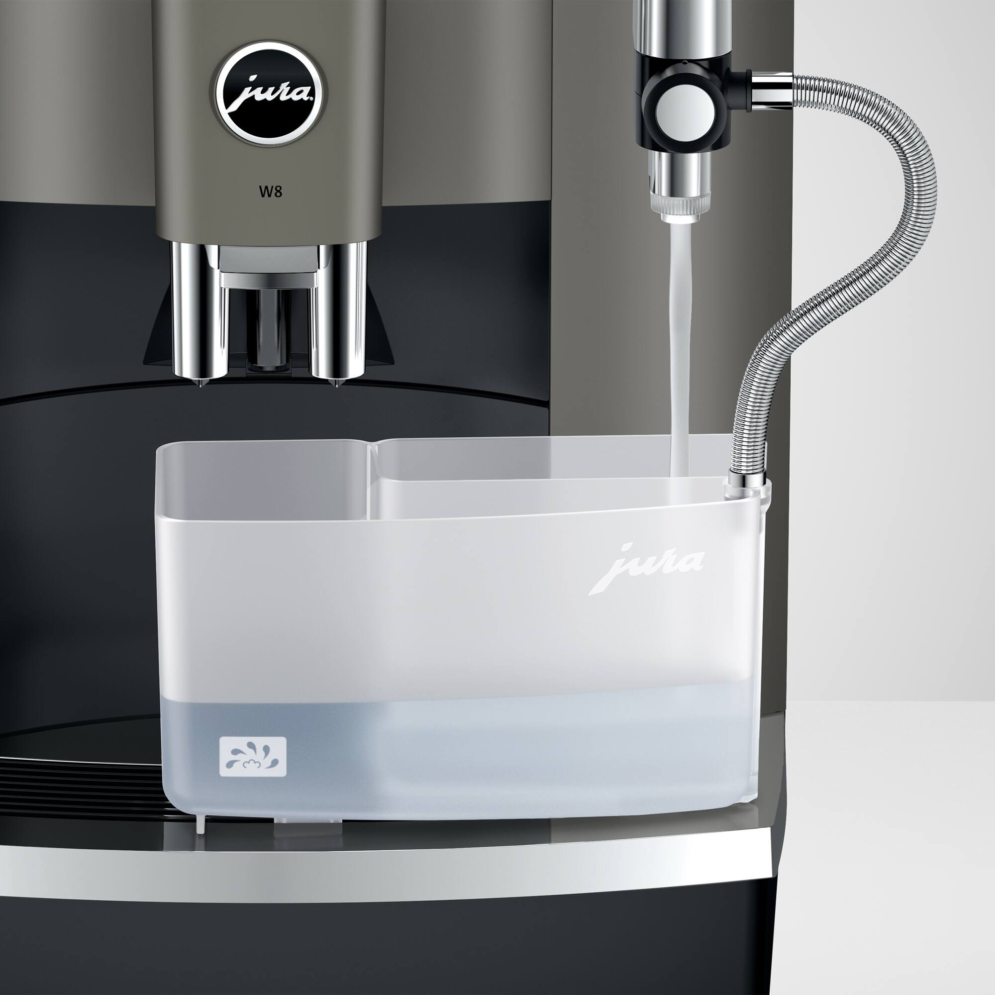 The text on the image reads "jura WS jura," which is a repetition of the word "jura." To correct this, we can remove the repetition and keep only one instance of the word "jura." The corrected text would be "jura WS."