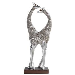 FC Design - 13.5"H Giraffe Lovers Couple in Finish Figurine Statue Office Desk Tabletop Home Decor Gift - Multi-Color