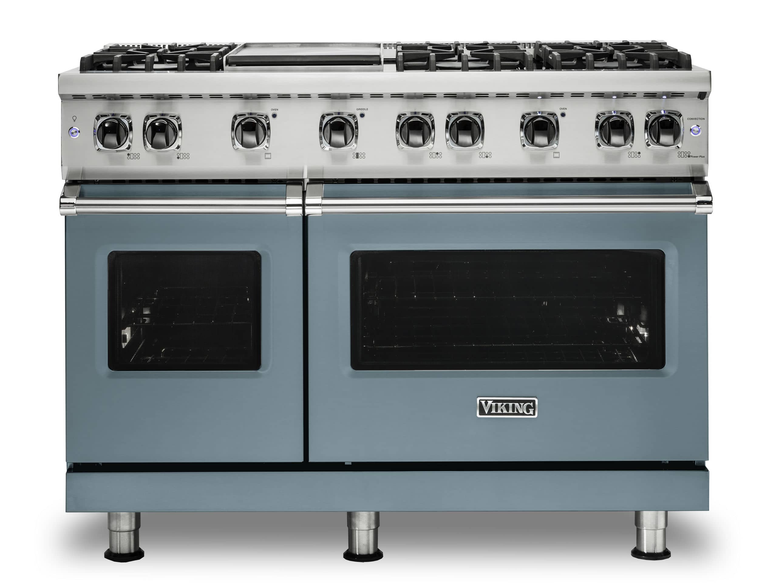 Viking - 5-Series Gas Sealed Burner Range - November Sky - Front_Zoom