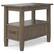 Angle. Simpli Home - Lev Narrow End Table - Smoky Brown.
