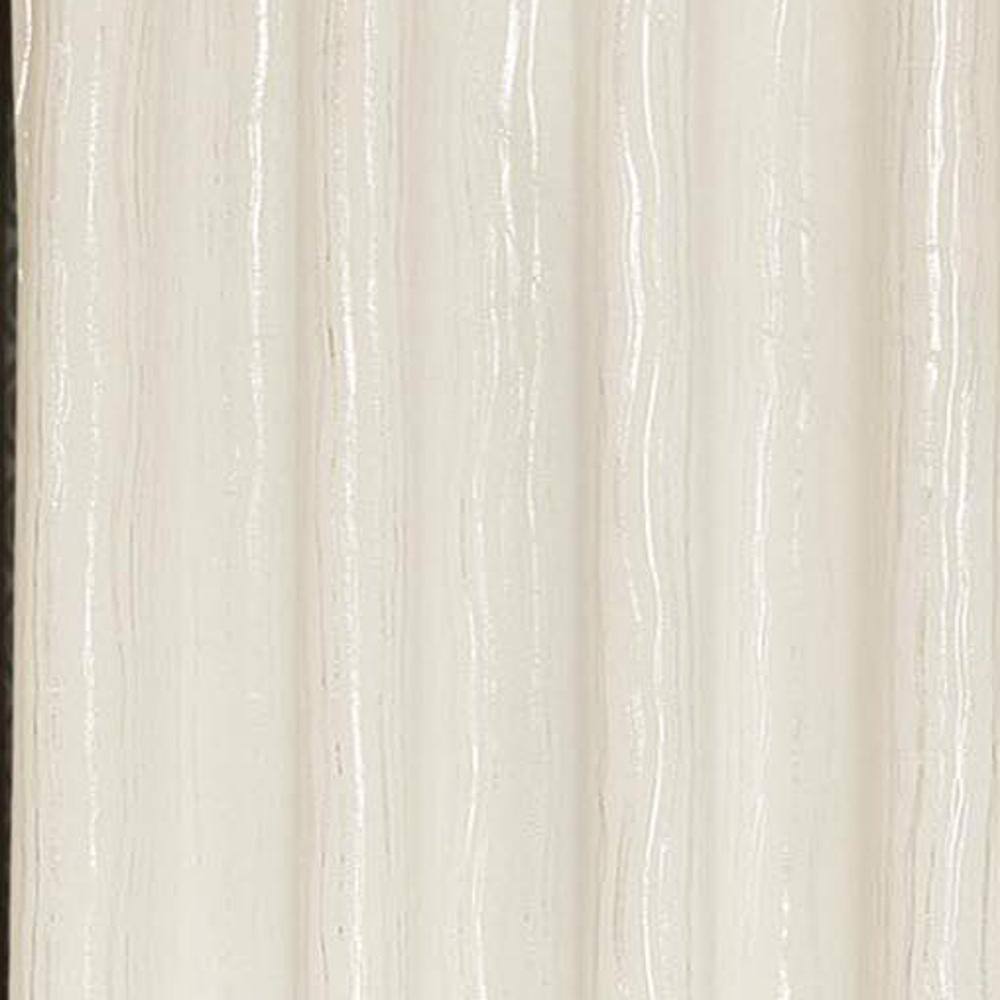 Front. RT Designers Collection - Elegant Beige Iceland Metallic Grommet Blackout Curtain 54" x 84" - RT Designers Collection - Beige.
