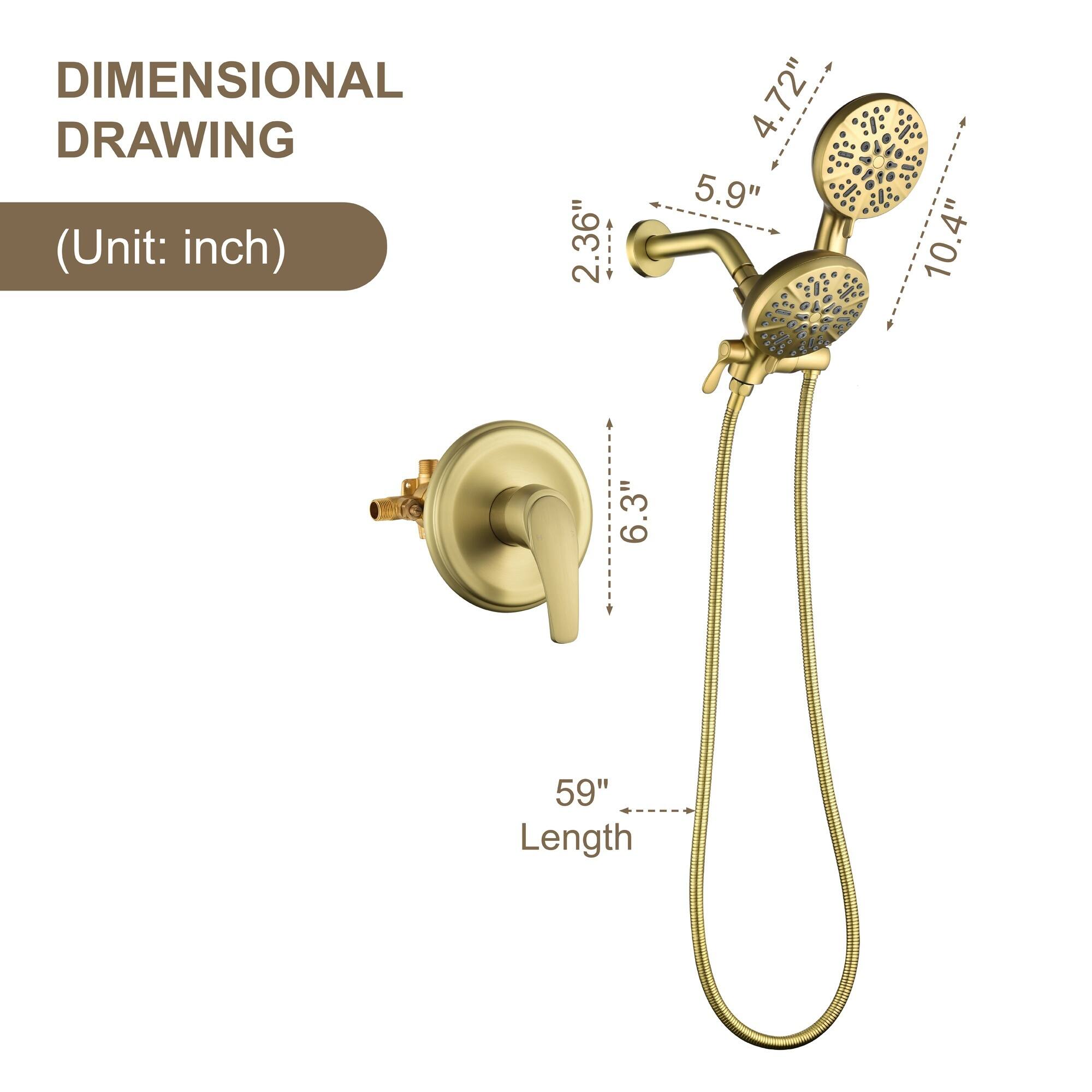 DIMENSIONAL DRAWING (Unit: inch)  
2.36" 4.72" 5.9" 10.4" 6.3" 59" Length