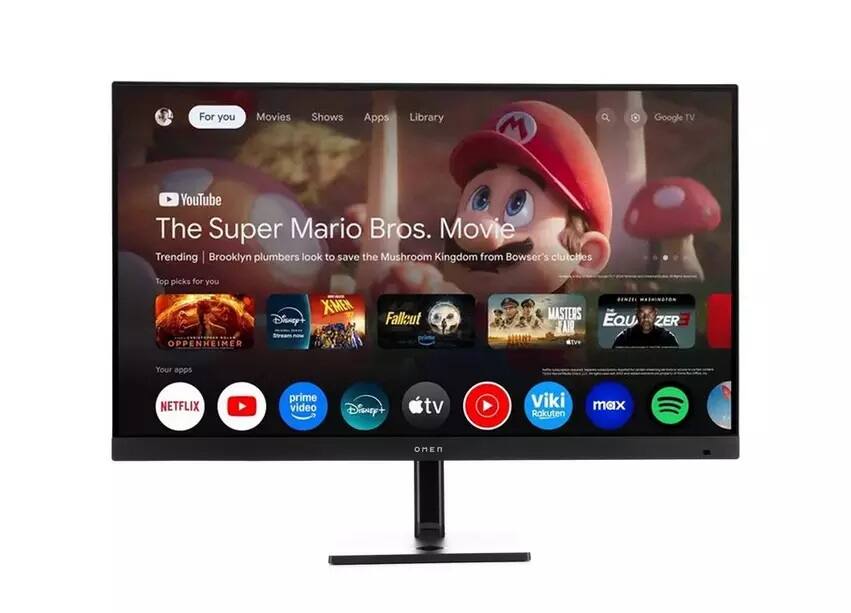 For you Movies Shows Apps Library M Google TV YouTube The Super Mario Bros. Movie Trending Brooklyn plumbers look to save the Mushroom Kingdom from Bowser's clutches Top picks for you XMEN Disney+ OPPENHEIMER Fallcut BENIE MASTERS EQu E ZER AR Tve Your apps NETFLIX prime video Disney+ tv Viki Rokuten max ONEN