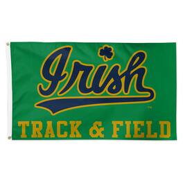 WinCraft - Notre Dame Fighting Irish 3' x 5' Track and Field Deluxe Single-Sided Flag - Multicolor