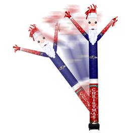 Sporticulture - Baltimore Ravens Santa Claus Inflatable Crazy Sports Fan - Purple