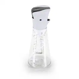 Commercial Chef - Salad Dressing Mixer for Homemade Salad Dressings, Dressing Bottle with Button to Mix - White