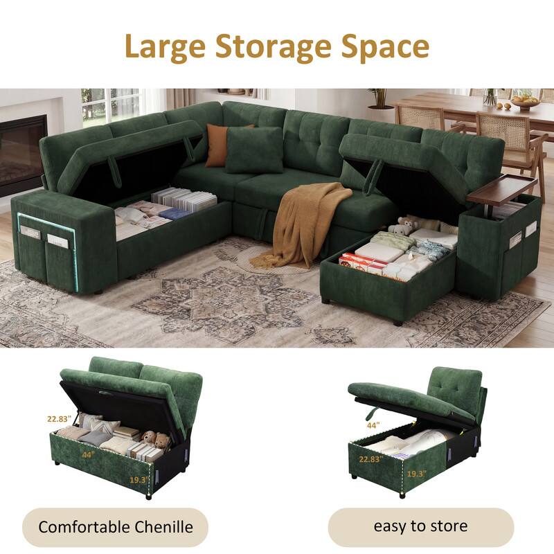 Large Storage Space

Comfortable Chenille

Easy to Store

22.83" x 44" x 19.3"