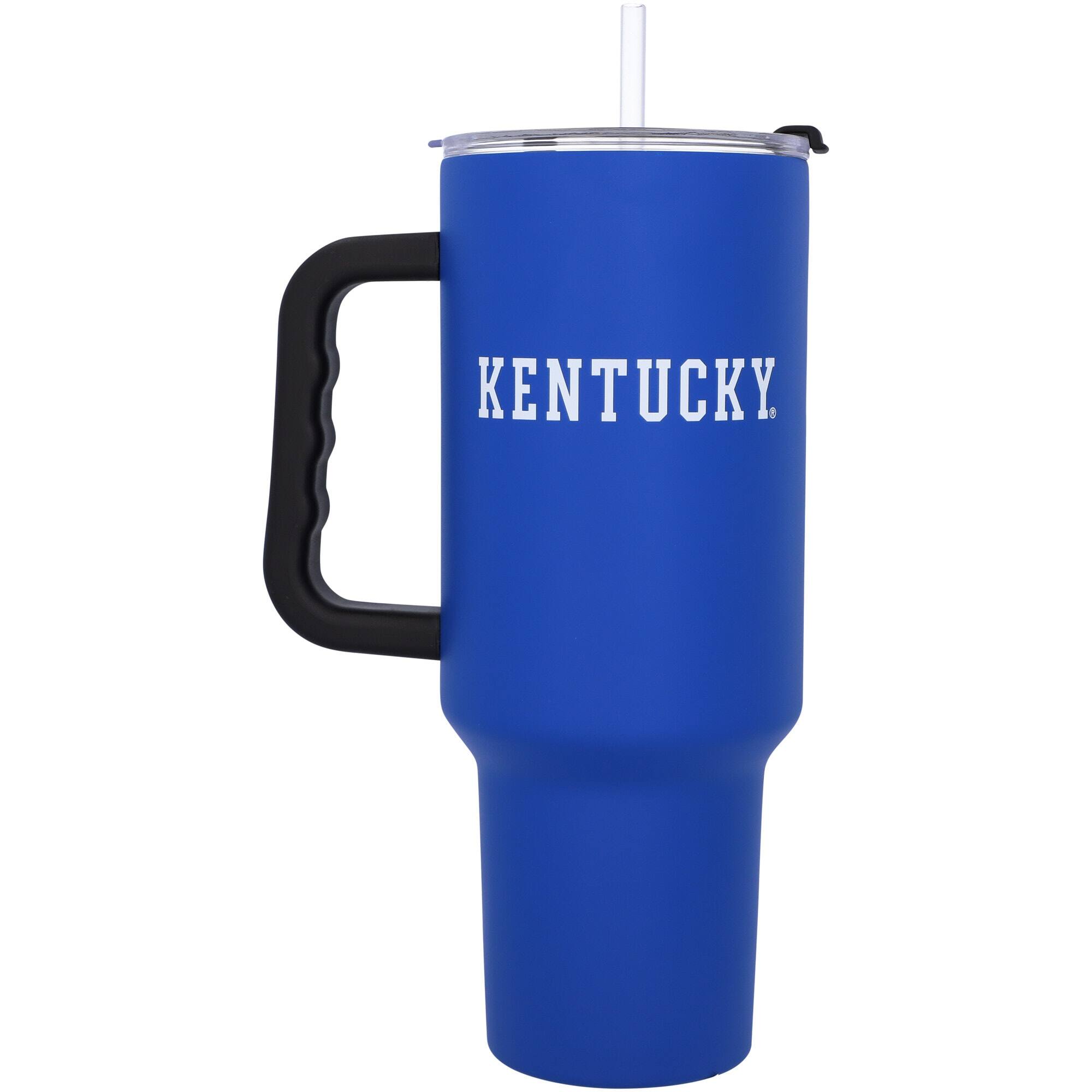 Alt View 1. Logo Brands - Kentucky Wildcats 40oz. Travel Tumbler with Handle - Multicolor.