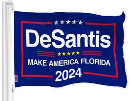 G128 - Election Campaign Flag, 3 x 5 ft Polyester with Brass Grommets - Assorted Colors