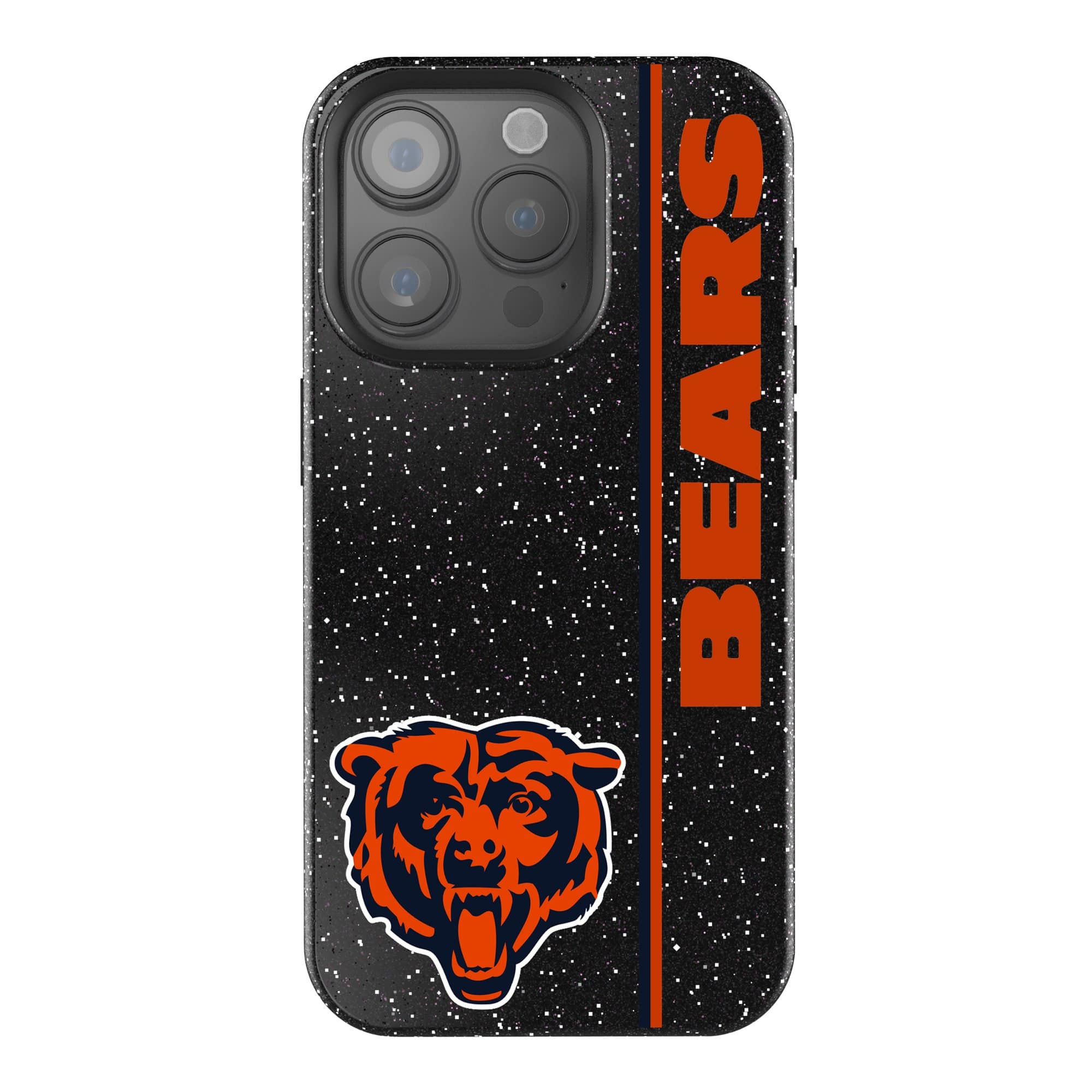 Keyscaper - NFL - Chicago Bears iPhone Bling Case - 14 Pro Max - Black