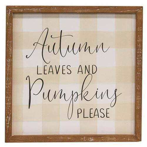 Autumn Leaves and Pumpkins Please