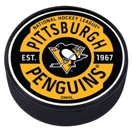 Mustang Drinkware - Pittsburgh Penguins Gear Hockey Puck - Multicolor