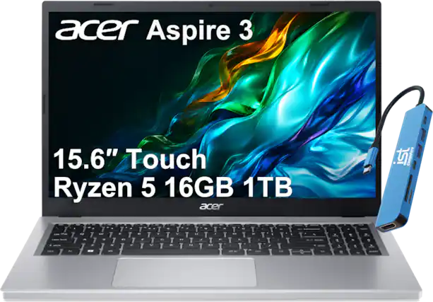 acer Aspire 3
15.6" Touch Ryzen 5 16GB 1TB
acer Computers