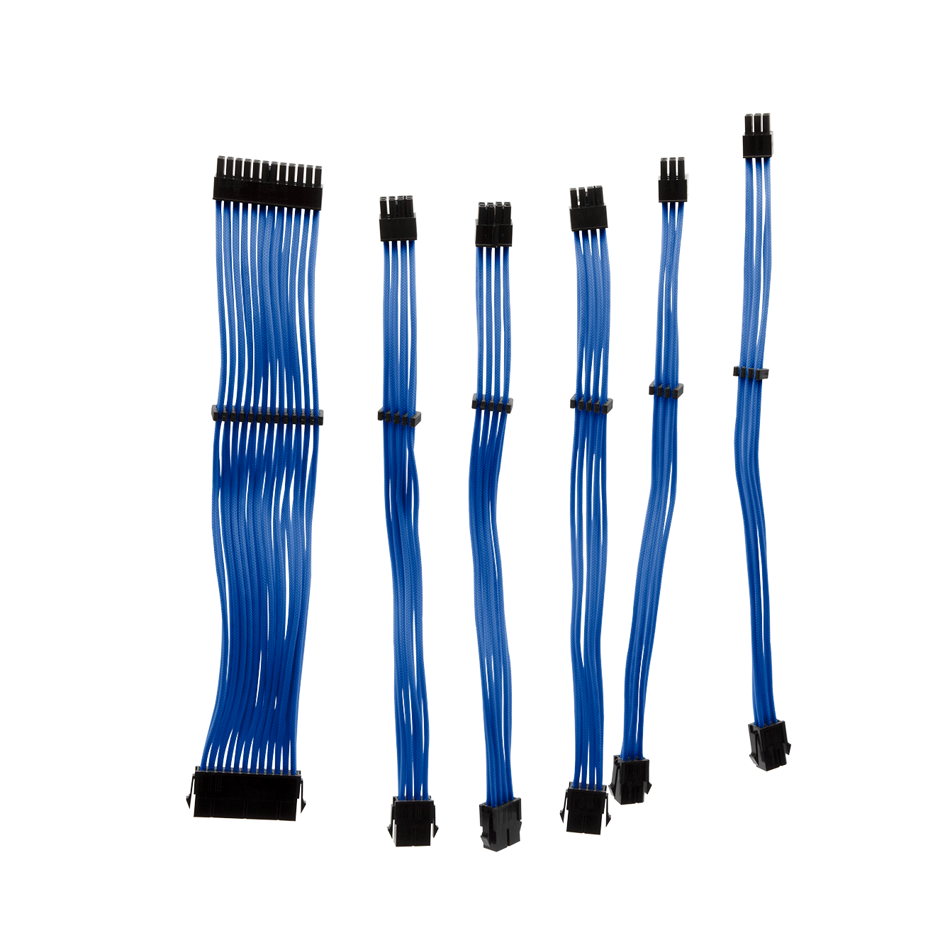 Alt View 1. YEYIAN - Yeyian - PSU Cable Extension Kit Kabel Series 1000, Blue - SKU: KS1000A - Blue.