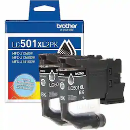 Brother - 2Pk High Yield Blk Crtrdgs - Black
