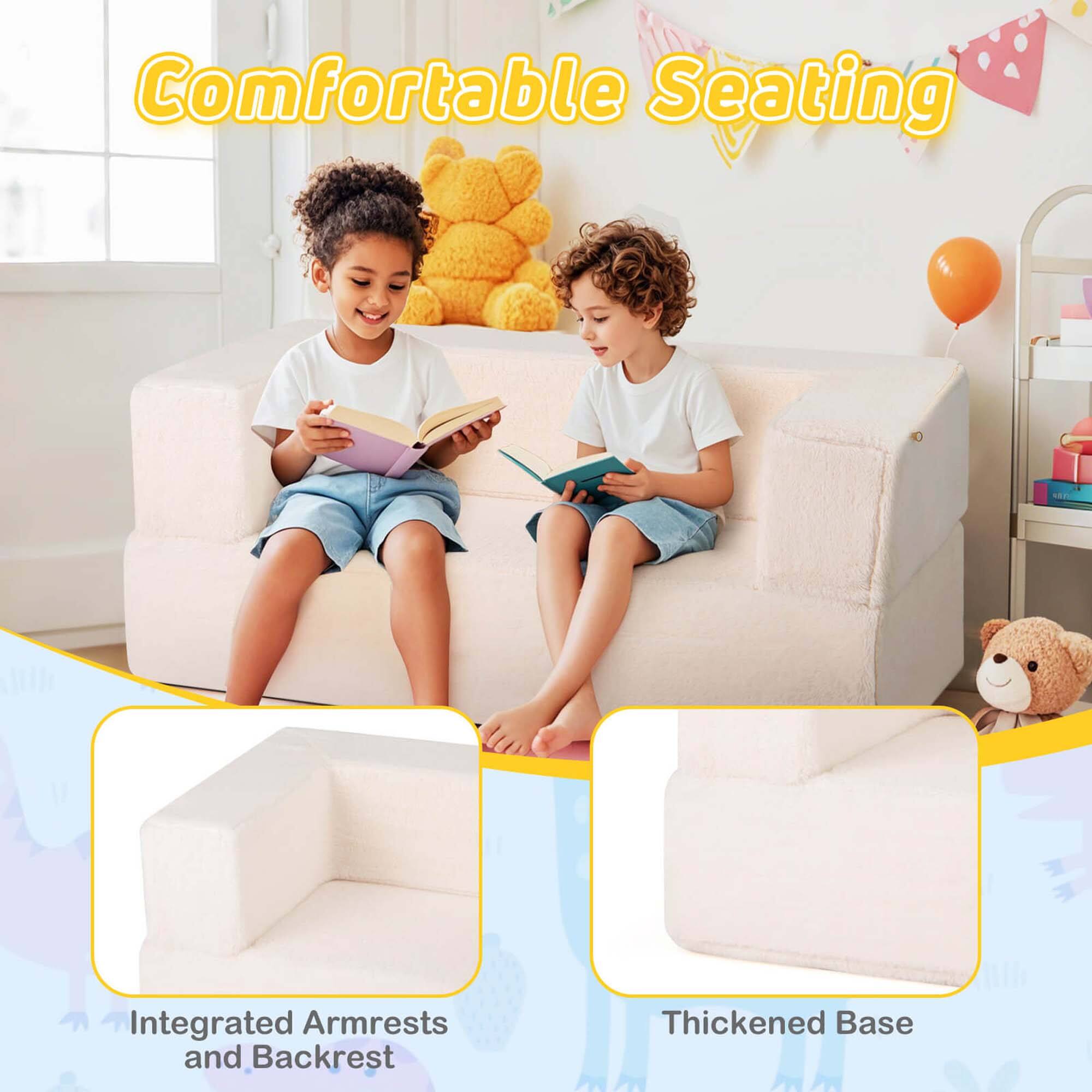 Comfortable Seating

Integrated Armrests and Backrest

Thickened Base