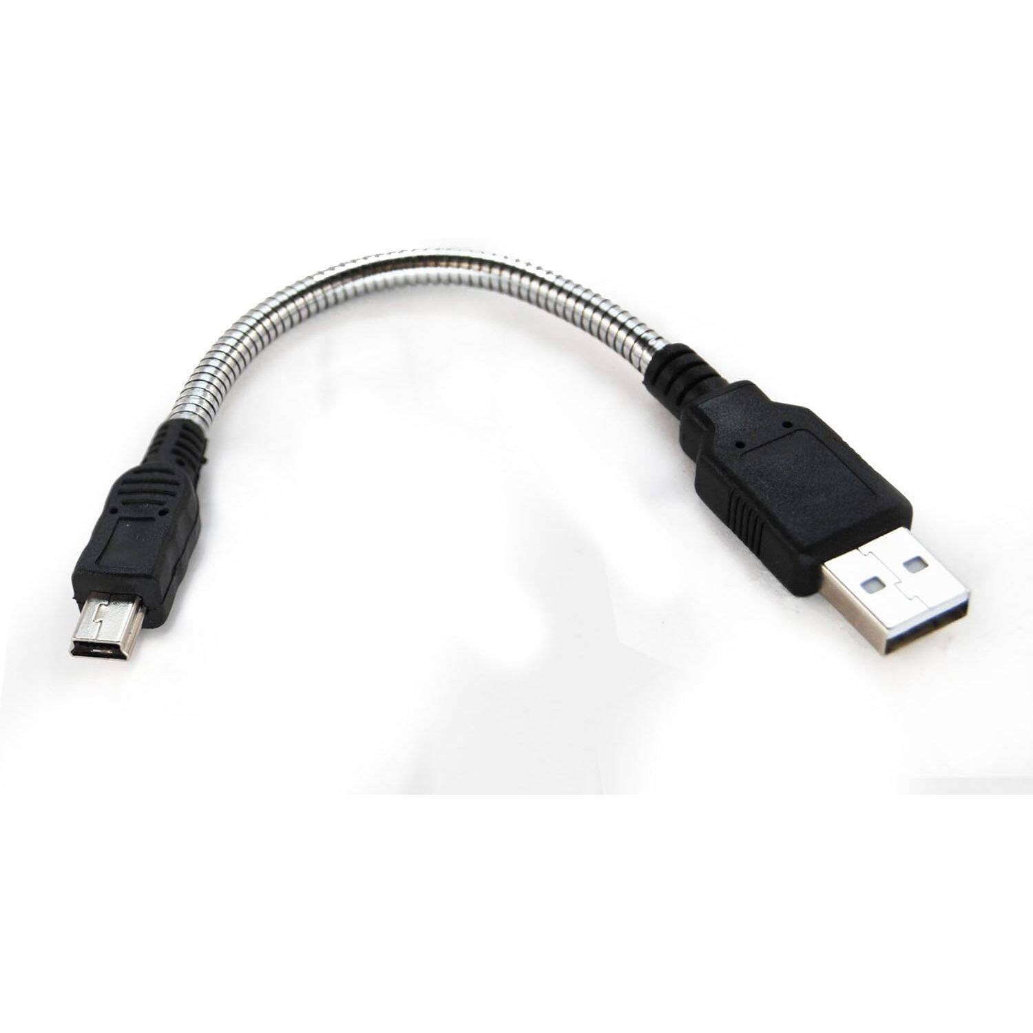Alt View 1. Alfa - Mini USB Cable Flexible Bendable Short USB Extension Cable Compact Portable Design - Black.