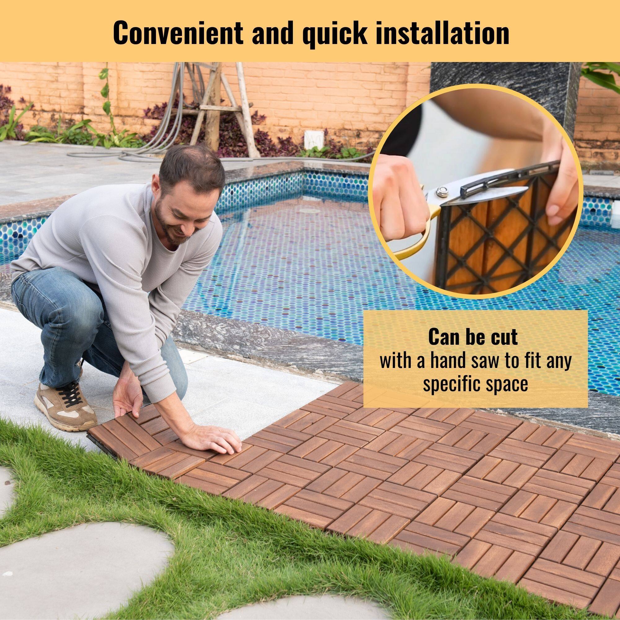 Convenient and quick installation. Can be cut with a hand saw to fit any specific space.