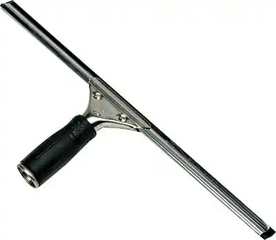 Front. Unger - Pro 16" Window Squeegee, - Black.