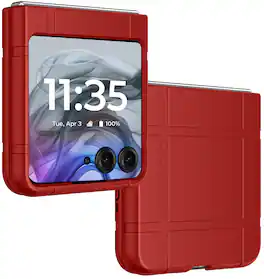 Nakedcellphone - Slim Case for Motorola RAZR (2024/2025/2026) - Red