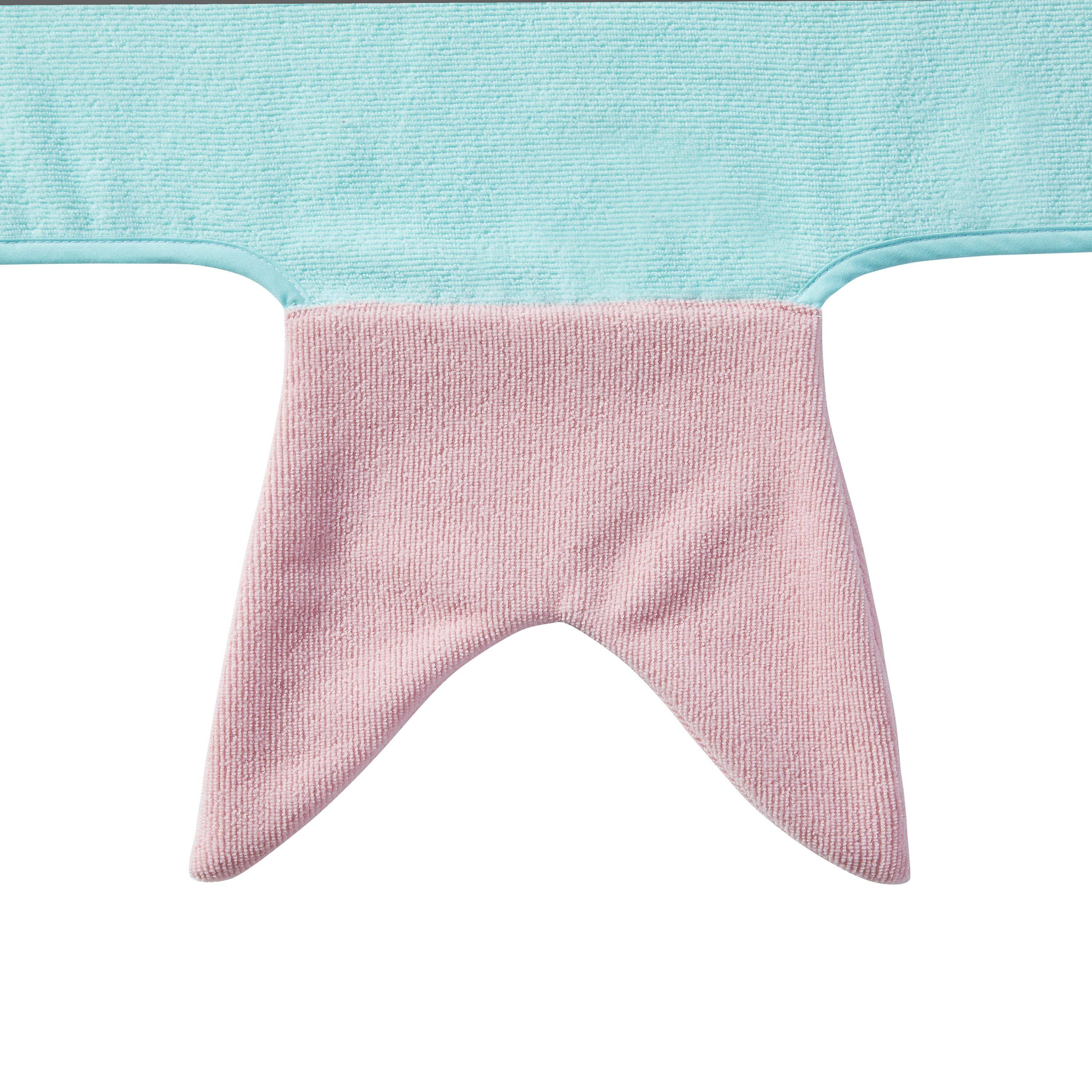 Alt View 2. Kate Aurora - Kate Aurora Montauk Accents Complete 5 Piece Juvi Mermaid Themed Fabric Shower Curtain Bathroom Set - Pink.