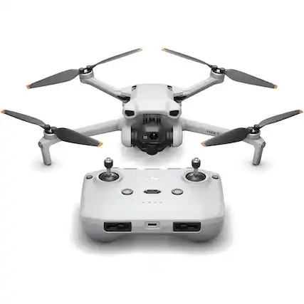 Front. DJI - DJI Mini 3 Drone with RC-N1 Remote Controller.