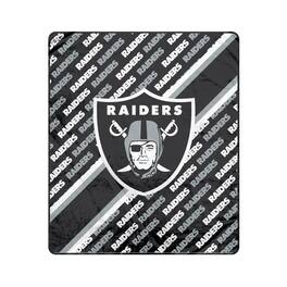 Pegasus - Las Vegas Raiders 60" x 70" Diagonal Lined Wordmark Ultra Soft Blanket - Multicolor