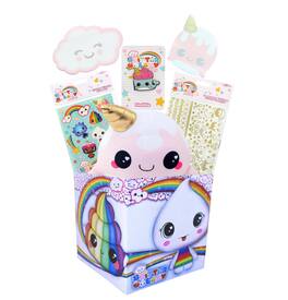 Toynk - Glitter Galaxy LookSee Gift Box | Includes 6 Glitter Galaxy Themed Collectibles