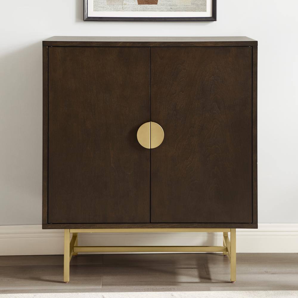 Alt View 7. Crosley Furniture - Blair Bar Cabinet - Dark Brown.