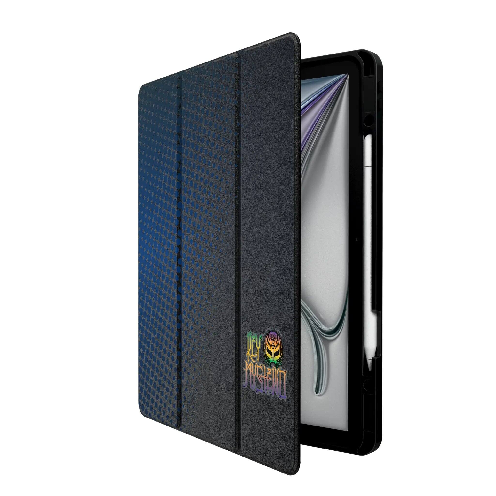 Angle. Keyscaper - WWE Superstar Tablet Case for Apple iPad - Apple iPad (9/8/7th Gen)/Pro 10.5/Air (3rd Gen) - Rey Mysterio.