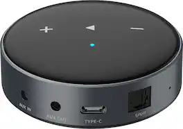 WiiM - Mini Wireless Audio Streamer with Hi-Res Audio and Multi-Room Stereo - Black