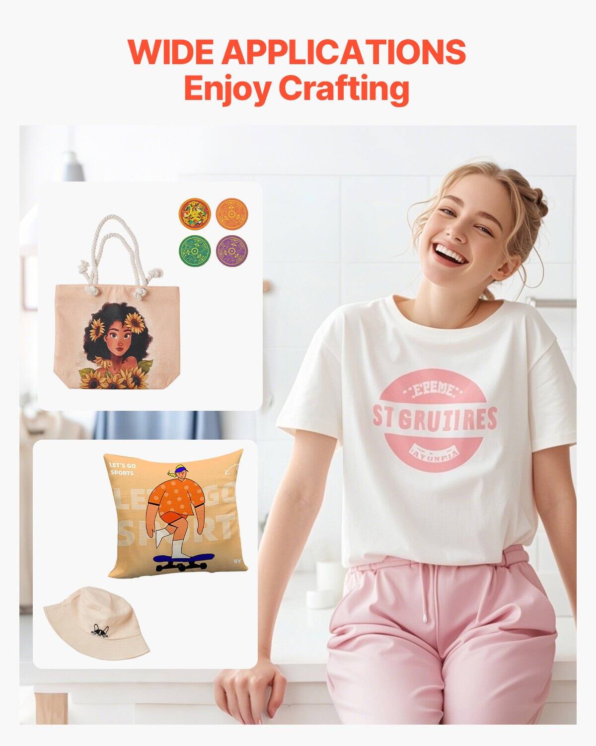 WIDE APPLICATIONS  
Enjoy Crafting  

LET'S GO SPORTS  
LET'S GO SPORT  
BY EPEME  
ST GRUIRES  
AY UNPIA