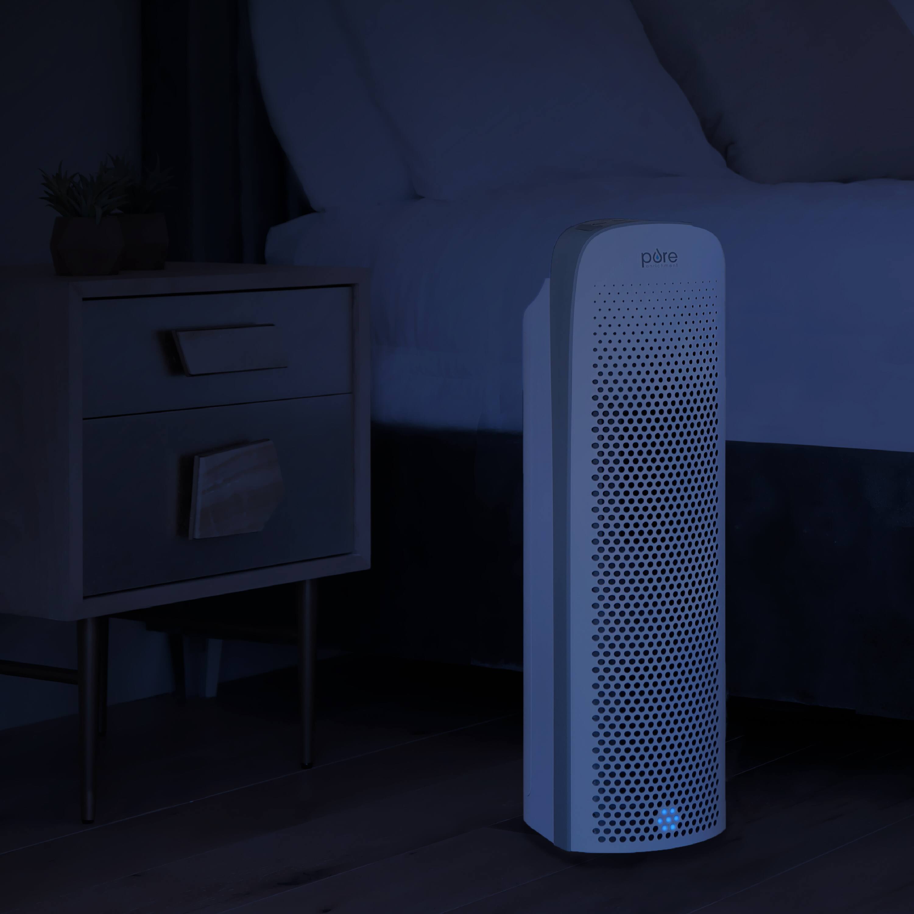 Alt View 17. Pure Enrichment - PureZone™ 190 Sq. Ft 4-in-1 Air Purifier - White.