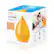 The image features a box containing a yellow humidifier, which is a product by Crane. The humidifier is designed to provide sinus relief and moisture for those suffering from coughs and other respiratory issues caused by dry air. The box is labeled "Crane 360 Humidifier" and has a picture of a woman and a child on it. The humidifier is filter-free and has a 1-gallon tank, making it suitable for medium-sized rooms. It operates quietly and has a 24-hour run time, ensuring that it can be used throughout the night without disturbing the user. The humidifier is designed to help alleviate the effects of dry air and provide the necessary moisture for sinus relief and coughs.