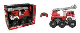 Lexibook - Crosslander PRO Radio Controlled Firer Truck with Light and Sounds Effects