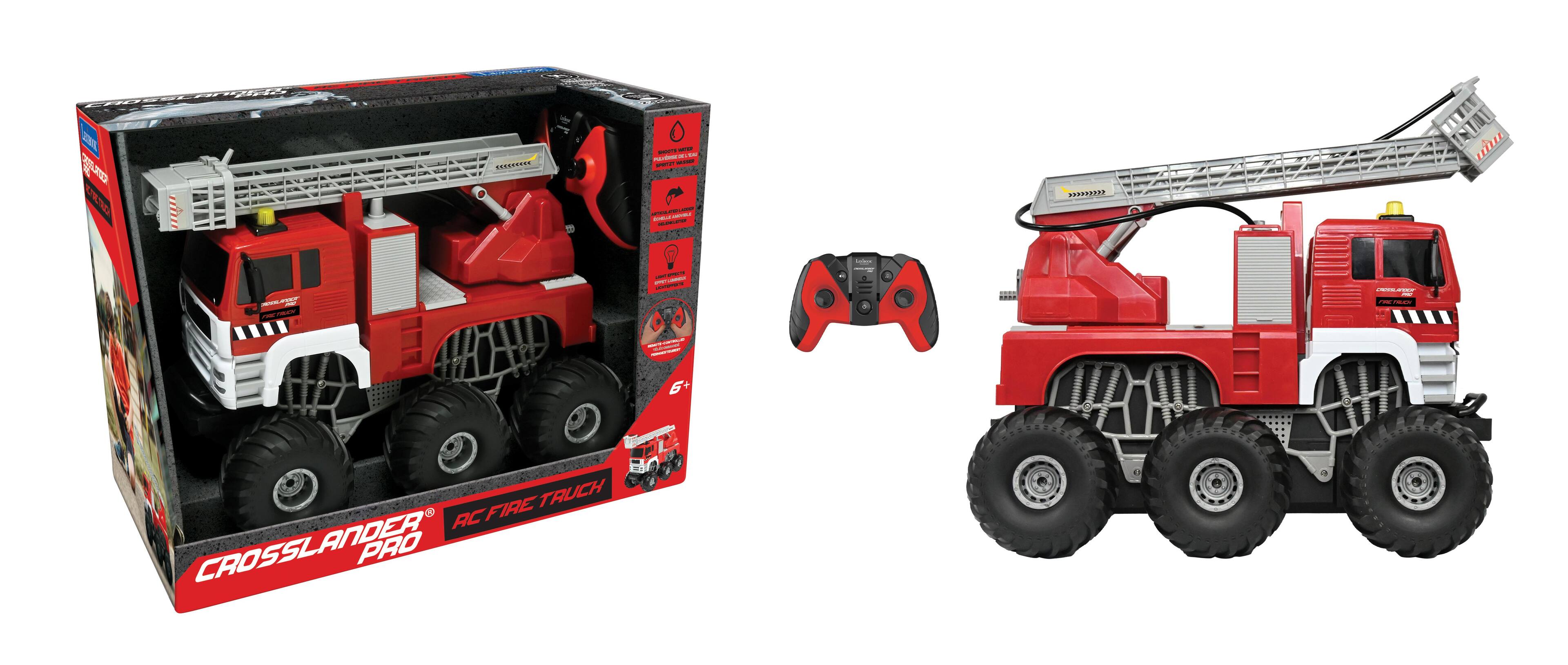 Lexibook - Crosslander PRO Radio Controlled Firer Truck with Light and Sounds Effects