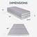 DIMENSIONS 12" 39" 4" 26.75" 80"