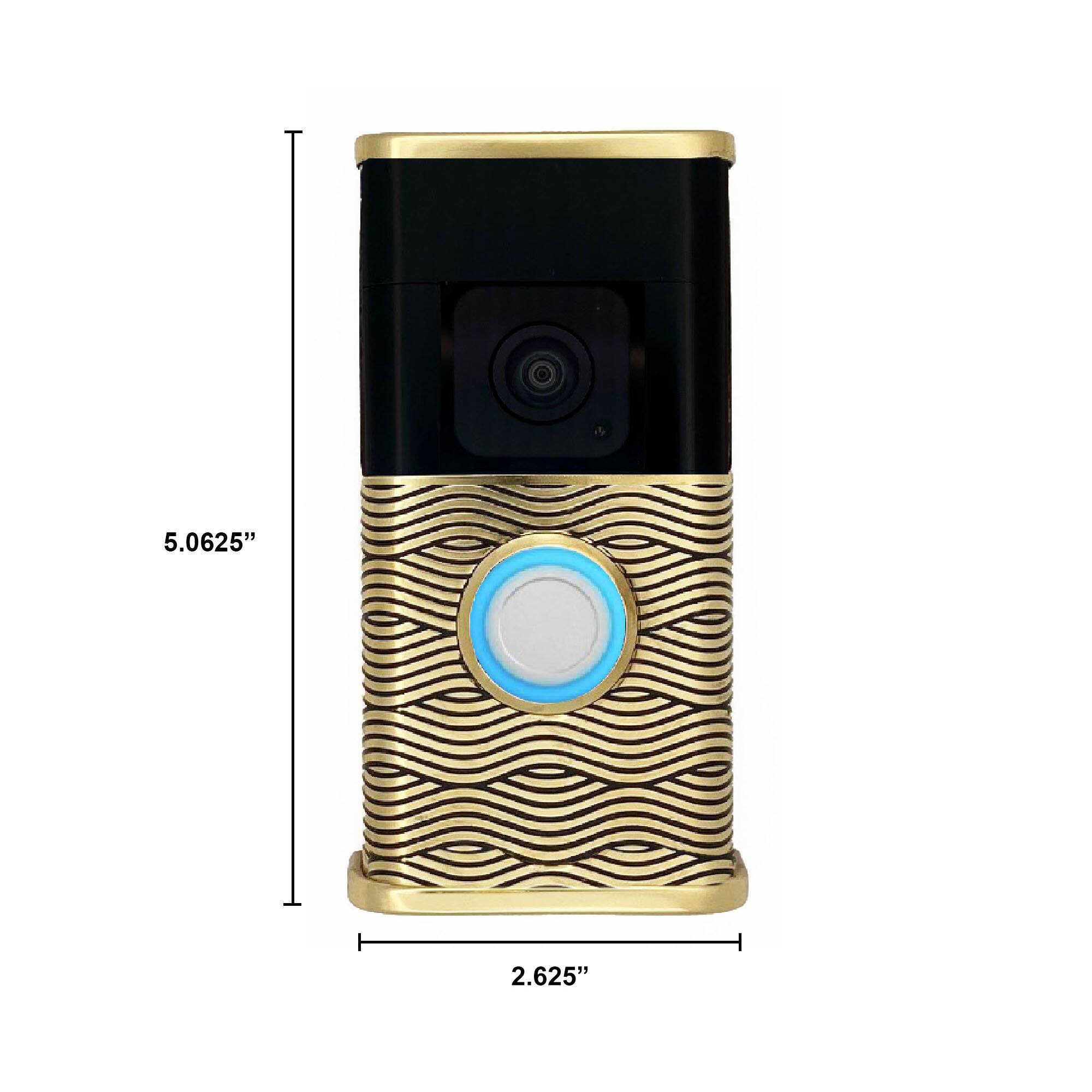 The dimensions of the device are 5.0625" in height and 2.625" in width.