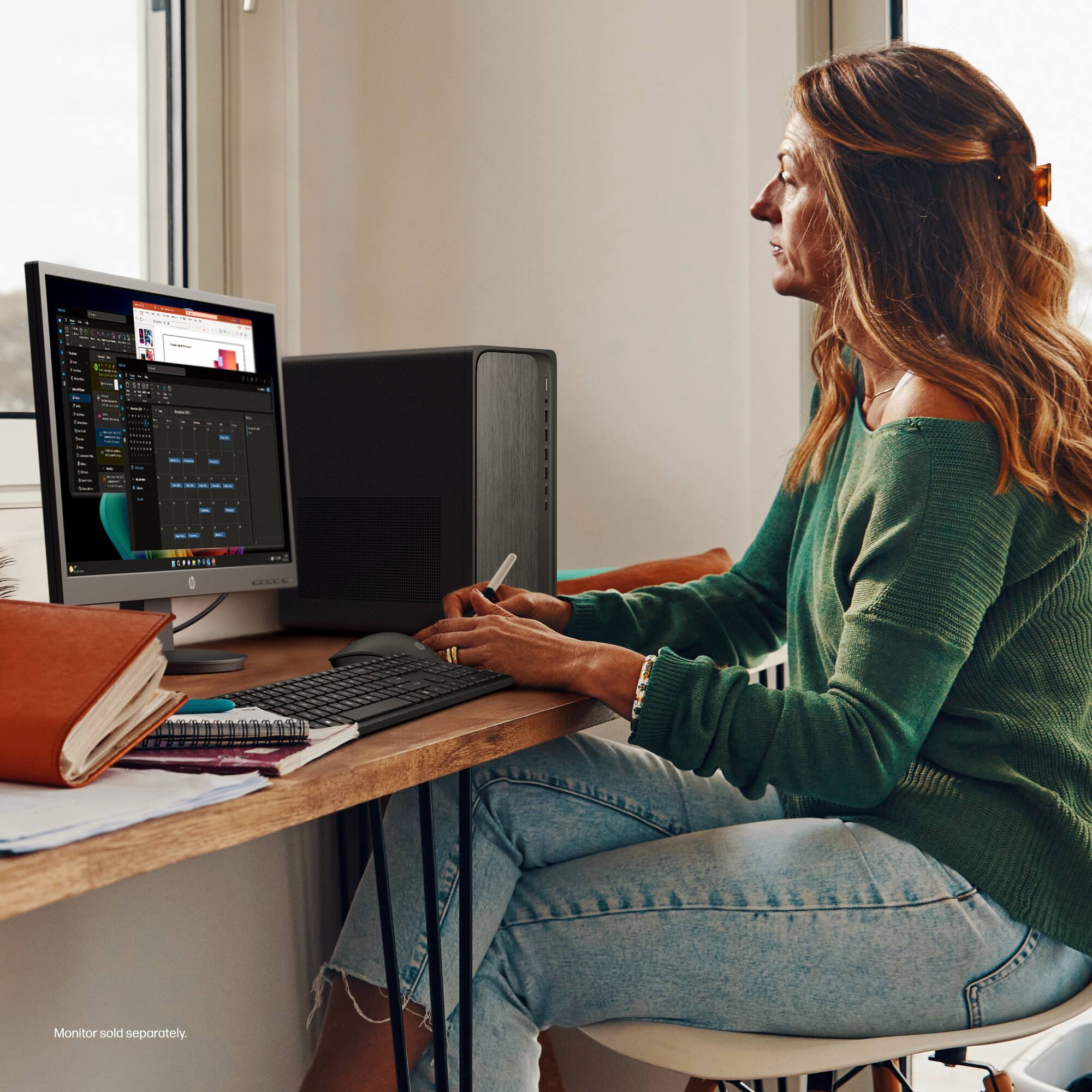 Monitor sold separately.